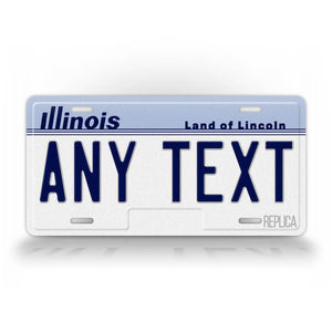 Personalized 1984-1996 Illinois State License Plate