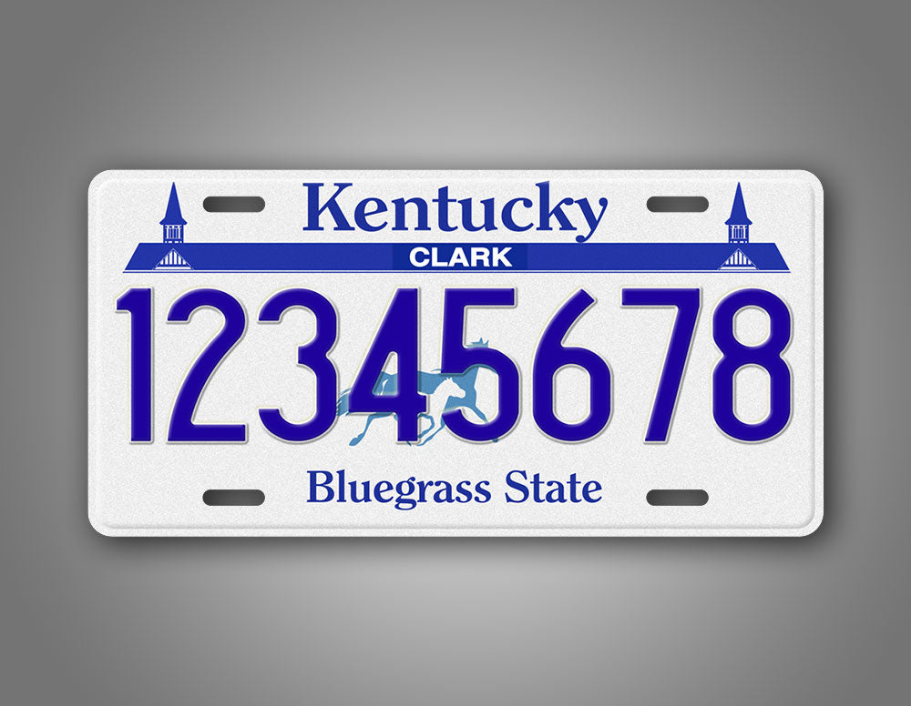 Personalized 1988-1997 Kentucky State License Plate