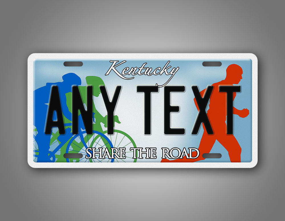 Kentucky "Share The Road" License Plate