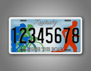 Kentucky "Share The Road" License Plate