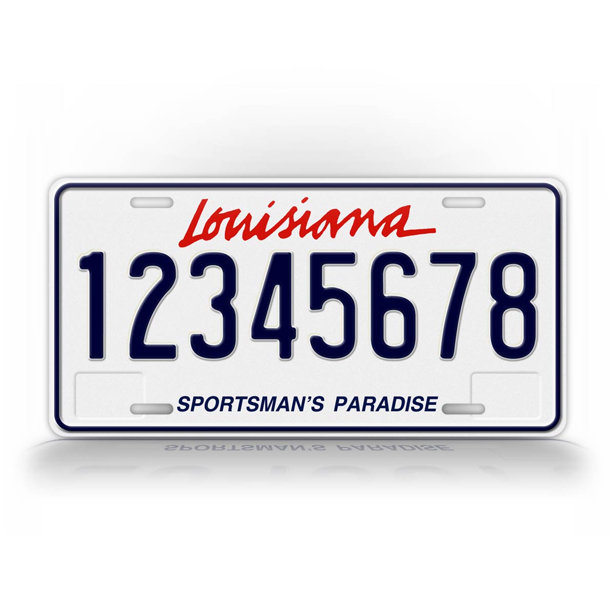 Custom Louisiana Sportsman's Paradise 1993-2005 2016-Present License Plate