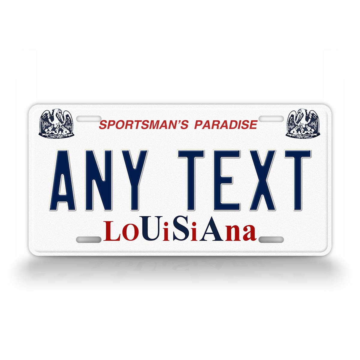 Custom Louisiana Sportsman's Paradise 1989-1993 License Plate