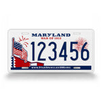 Custom Maryland War Of 1812 License Plate