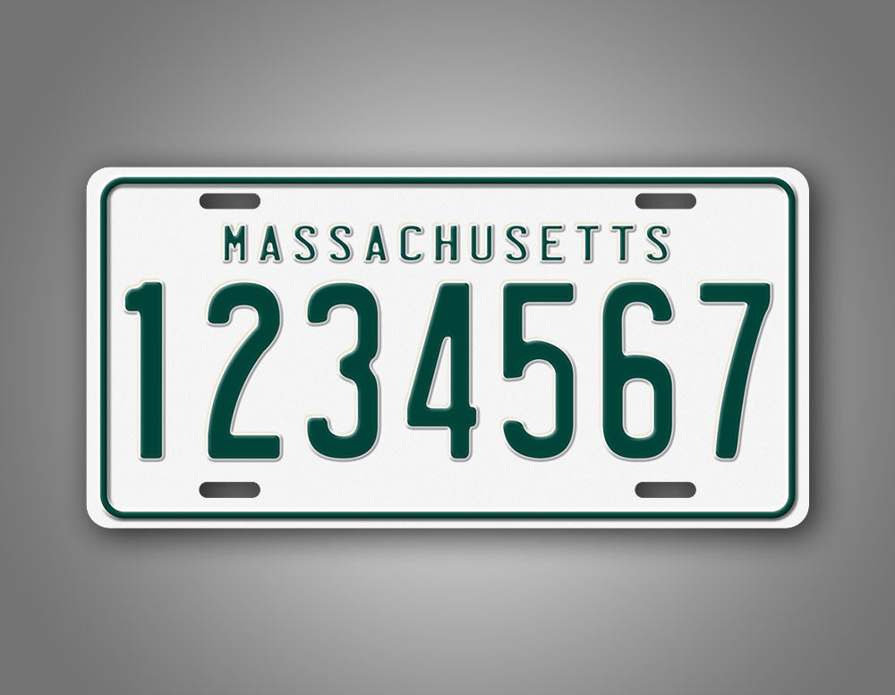 Personalized 1977-1993 Massachusetts License Plate