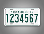 Personalized 1977-1993 Massachusetts License Plate