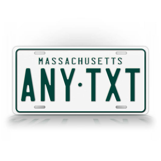 Personalized 1977-1993 Massachusetts License Plate