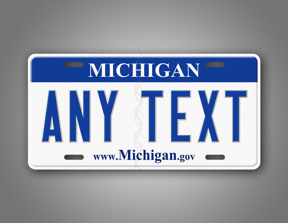 Custom 2007-2013 Michigan State Personalized License Plate