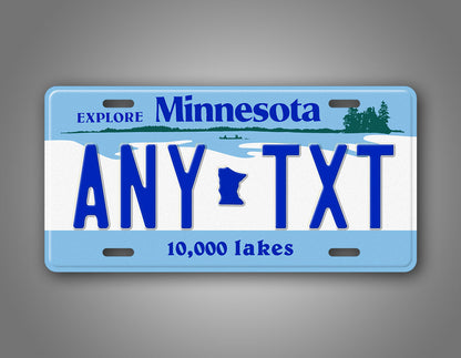 Personalized 1987-2008 Minnesota State Custom License Plate