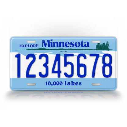 Personalized 1987-2008 Minnesota State Custom License Plate