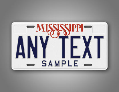 Personalized 1981-1992 Mississippi State Custom License Plate