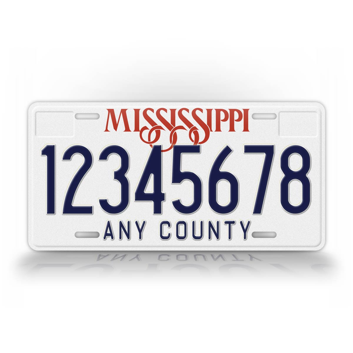 Personalized 1981-1992 Mississippi State Custom License Plate