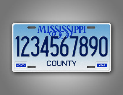 Personalized 1992-1997 Mississippi State Custom License Plate