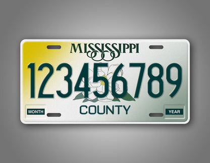 Personalized 1997-2002 Mississippi State Custom License Plate