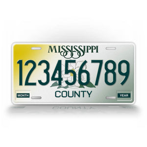Personalized 1997-2002 Mississippi State Custom License Plate