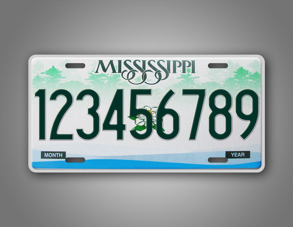 Custom 2002-2007 Mississippi State License Plate