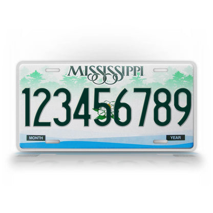 Custom 2002-2007 Mississippi State License Plate