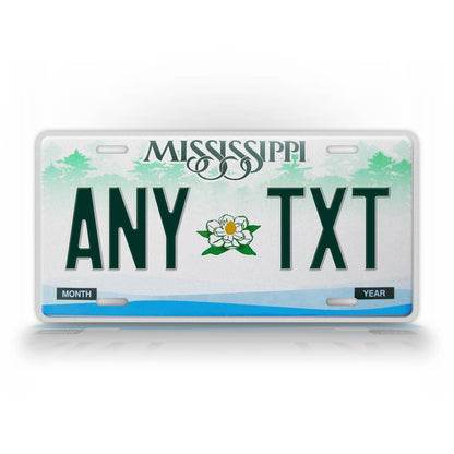 Custom 2002-2007 Mississippi State License Plate