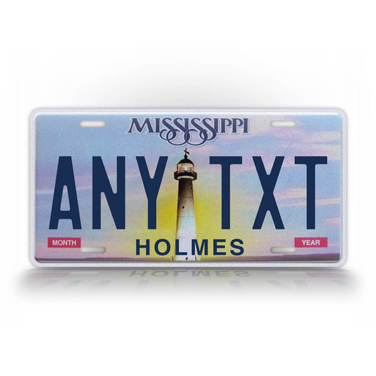 Personalized 2007-2012 Mississippi State License Plate