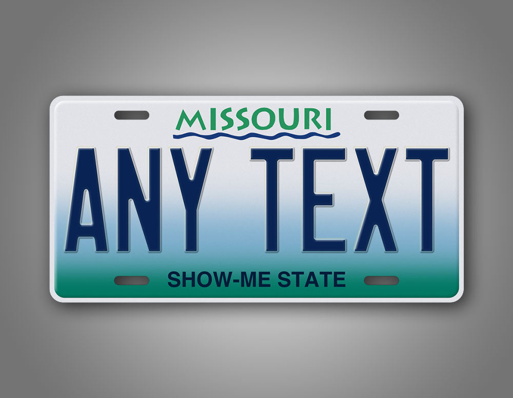 Custom 1997-2006 Missouri State License Plate