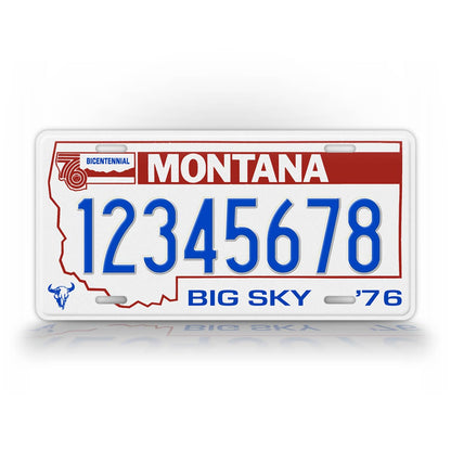 Personalized 1976-1991 Montana State Custom License Plate