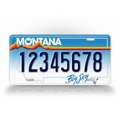 Personalized 1991-2000 Montana State Custom License Plate