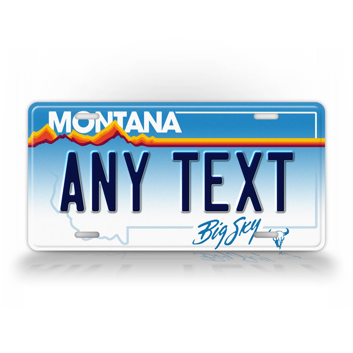 Personalized 1991-2000 Montana State Custom License Plate