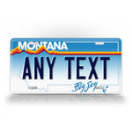 Personalized 1991-2000 Montana State Custom License Plate
