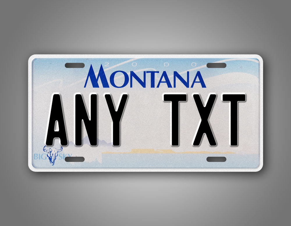 Personalized 2003-2006 Montana State License Plate