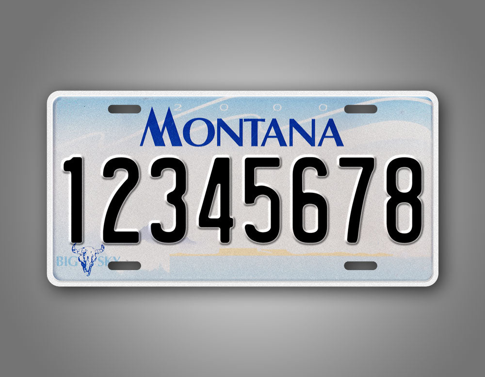 Personalized 2000-2003 Montana State Custom License Plate