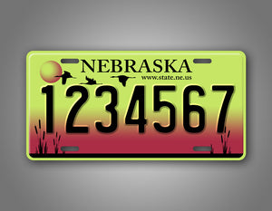 Custom Text 2002-2004 Nebraska State License Plate