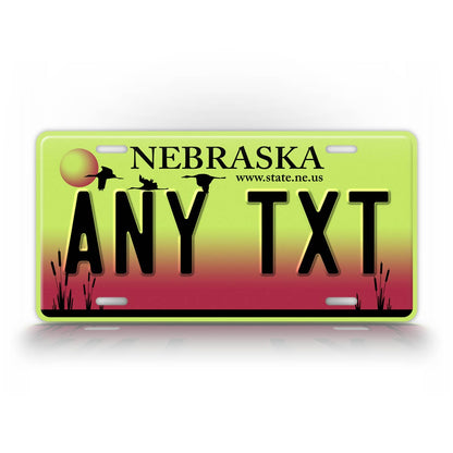 Custom Text 2002-2004 Nebraska State License Plate