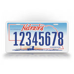 Custom Text 2005-2010 Nebraska State License Plate