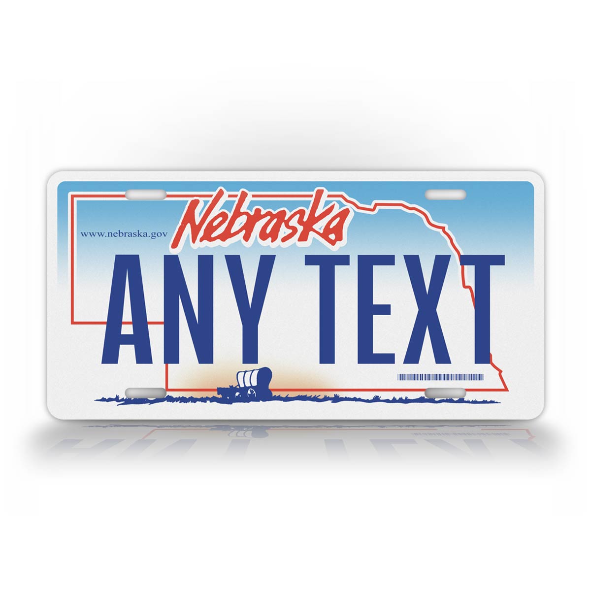 Custom 2005-2010 Nebraska State License Plate