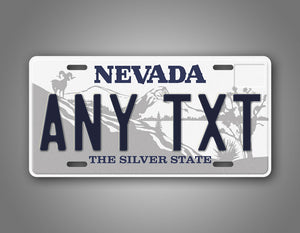 Personalized 1984-2000 Nevada State Custom License Plate