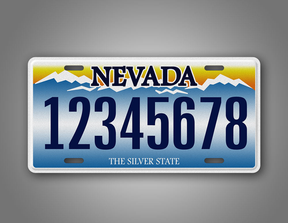 Personalized 2001-2015 Nevada State Custom License Plate