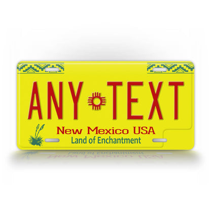 Personalized New Mexico State Custom License Plate