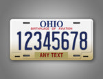 Custom 1997-2001 Ohio State Custom License Plate