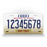 Custom 1997-2001 Ohio State Custom License Plate