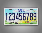 Custom 2009-2013 Ohio Farm Land State License Plate