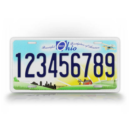 Custom 2009-2013 Ohio Farm Land State License Plate