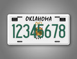Personalized 1989-1994 Oklahoma State Custom License Plate