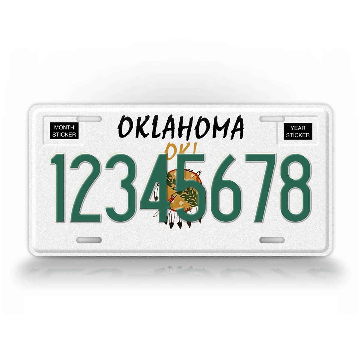 Personalized 1989-1994 Oklahoma State Custom License Plate