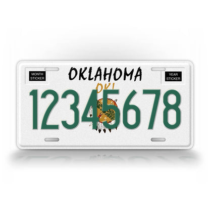 Personalized 1989-1994 Oklahoma State Custom License Plate