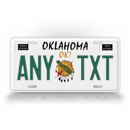 Personalized 1989-1994 Oklahoma State Custom License Plate