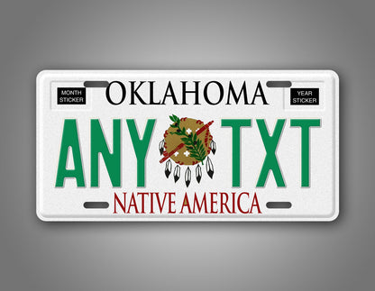 Personalized 1994-2008 Oklahoma State Custom License Plate