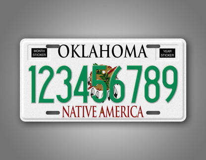 Personalized 1994-2008 Oklahoma State Custom License Plate