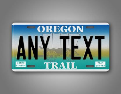 Custom Oregon Trail State 1993-2000 Optional License Plate