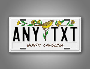 Personalized 1990-1997 South Carolina State License Plate