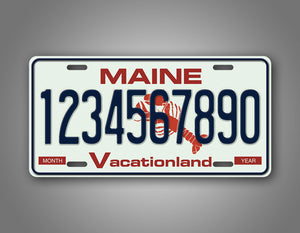 Custom 1990-1999 Maine "Vacationland" License Plate