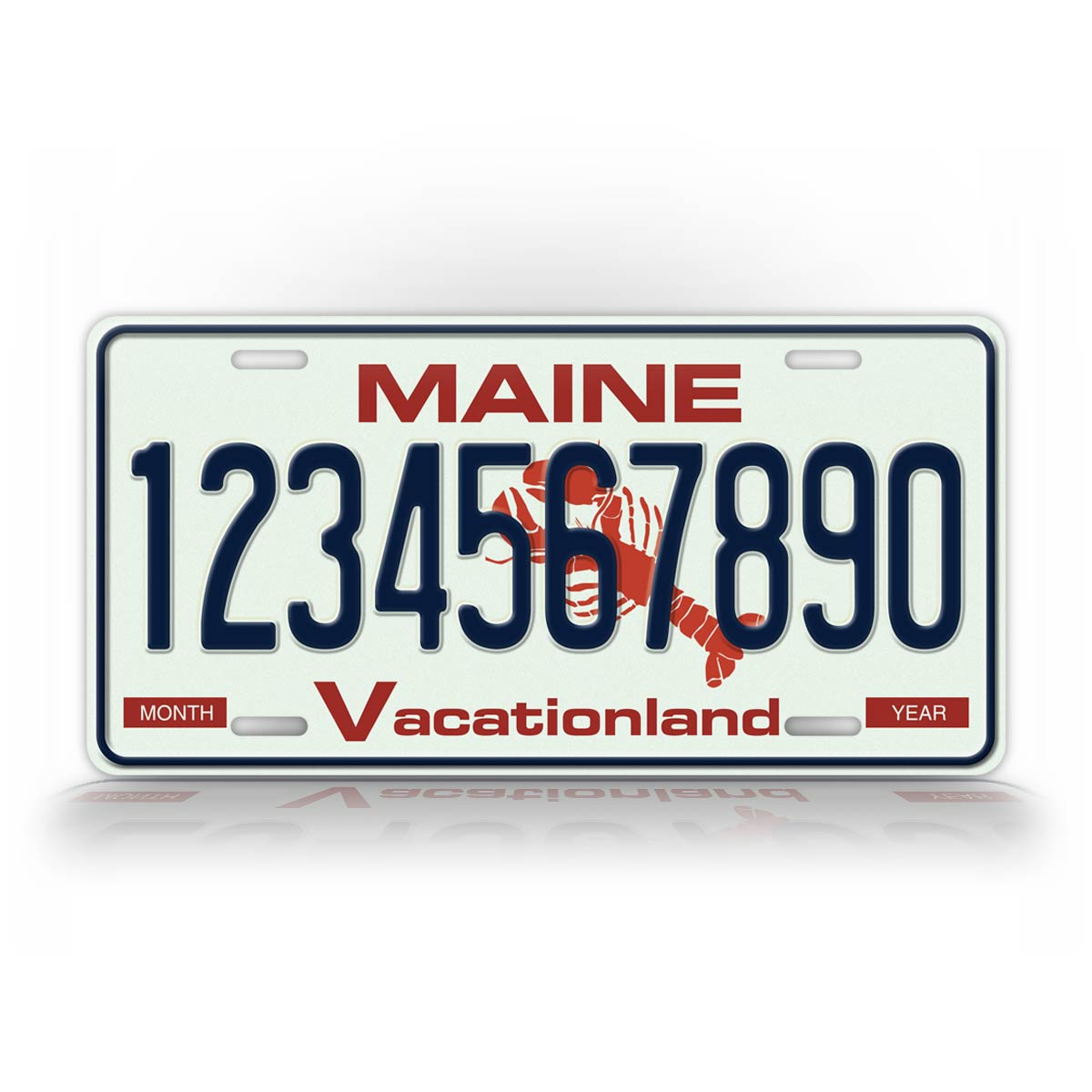 Custom 1990-1999 Maine "Vacationland" License Plate